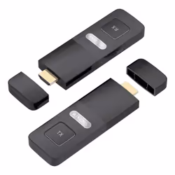AISENS ASWL-H2K30M001-BK, 1920 x 1080 pixels, AV transmitter & receiver, 30 m, Wireless, Black
