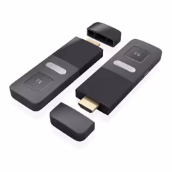 AISENS ASWL-H2K30M001-BK AV extender AV transmitter & receiver Black
