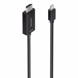 AISENS A125-0886, 1 m, Mini DisplayPort, HDMI Type A (Standard), Male, Male, Straight
