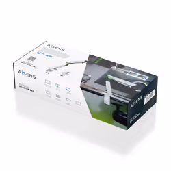 AISENS DT49TSR-343 monitor mount / stand 124.5 cm (49") Desk Black, White - Additional view 6