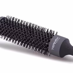 Termix Evolution XL Round Hairbrush  28 mm, 3cm Longer- Hairbrush with ionized fibers and a 25% Extra Surface for Faster Drying