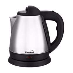 Comelec WK 7316, 1.2 L, 1200 W, Black, Stainless steel, Overheat protection