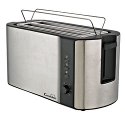 Comelec TP 1727 toaster 2 slice(s) 1400 W Black, Stainless steel