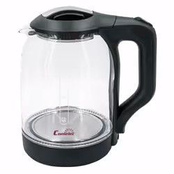 Comelec WK7319, 1.8 L, 1500 W, Black, Transparent, Water level indicator, Overheat protection