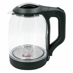 Comelec WK7319 electric kettle 1.8 L 1500 W Black, Transparent