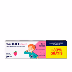 Fluorkin Infantil pasta dentífrica #fresa 75+25 ml