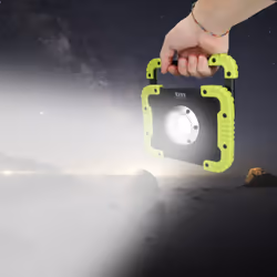 TM Electron TMTOR021 Black, Green Hand flashlight COB LED