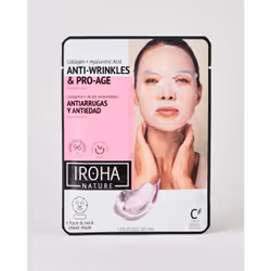 Iroha Nature Anti-Aging Face & Neck Sheet Mask Collagen, Lifting mask, Women, Ageing skin, Anti-ageing, Anti-wrinkle, Firming ...