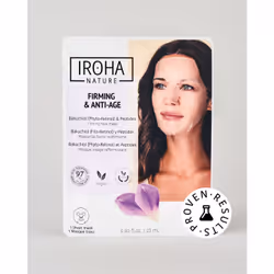 Iroha Nature Firming & Anti-Age Sheet Mask with Bakuchiol, Lifting mask, Unisex, Ageing skin, Sensitive skin, Universal skin, ...