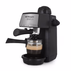 Orbegozo EXP 4600, Espresso machine, Ground coffee, 870 W, Black, Silver