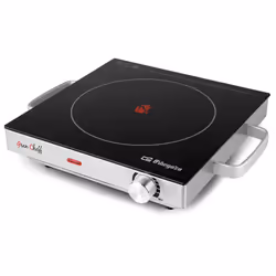 Orbegozo PCE 5000, Black, Stainless steel, Countertop, 28 cm, Ceramic, Glass-ceramic, 1 zone(s)