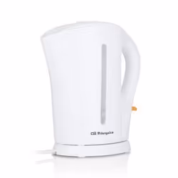 Orbegozo KT 6003, 1.7 L, 2200 W, White, Water level indicator, Overheat protection, Cordless
