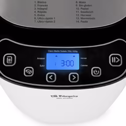 Orbegozo MHP 3500 bread maker 550 W Black, White