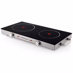 Orbegozo PCE 6000 Black, Stainless steel Countertop Ceramic 2 zone(s)