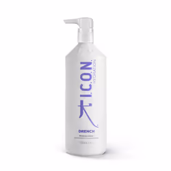 I.C.O.N Drench, 1000ml, 1000 ml, Shampoo, Professional, Women, Damaged hair, Dry hair, Moisturizing, Shine, Soothing