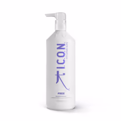 I.C.O.N Free, 1000ml, Women, Professional hair conditioner, Damaged hair, Dry hair, Moisturizing, Shine, 1000 ml, Pump bottle