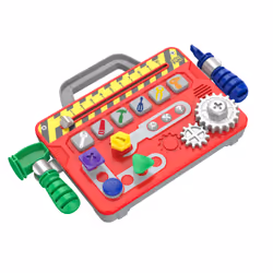 KD Kids I23501FR DISET INFINIFUN My first toolcase, 2 yr(s), Sounding, Batteries required, AA, Plastic, Paper, Multicolour