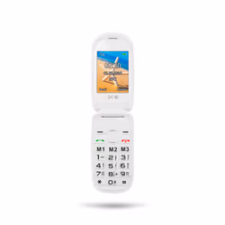 SPC Harmony, Clamshell, Dual SIM, 6.1 cm (2.4"), Bluetooth, 800 mAh, White