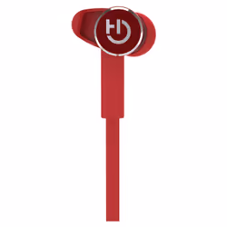 Hiditec AKEN Headset Wireless In-ear, Neck-band Calls/Music Bluetooth Red