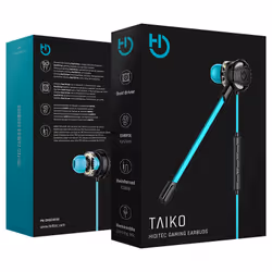 Hiditec Taiko Headset Wired In-ear Gaming Black, Turquoise - Additional view 6