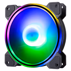 Hiditec N9-ARGB, Fan, 12 cm, Black