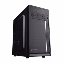 Hiditec Q5 PRO, Midi Tower, PC, Black, micro ATX, Micro-ITX, ABS, SPCC, 31 cm