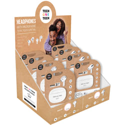 TECH ONE TECH TEC1420 headphones/headset Wireless Calls/Music Bluetooth White