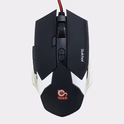 TALIUS Sukhoi, Ambidextrous, Optical, USB Type-A, 2500 DPI, 3600 fps, Black, Red, Silver