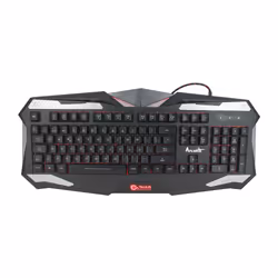 TALIUS Arconte, Wired, USB, Membrane, QWERTY, LED, Black, Silver