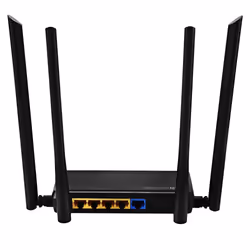 TALIUS RT300-N4D wireless router Single-band (2.4 GHz) Black
