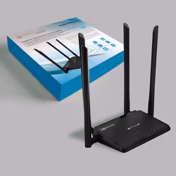 TALIUS RT300-N4D wireless router Single-band (2.4 GHz) Black