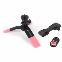 TALIUS TRI01 selfie stick Universal Black, Pink
