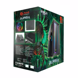 TALIUS Auriga, Tower, PC, Black, ATX, micro ATX, Metal, Plastic, Gaming