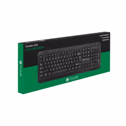 TALIUS KB503 keyboard Office USB QWERTY English, Spanish Black