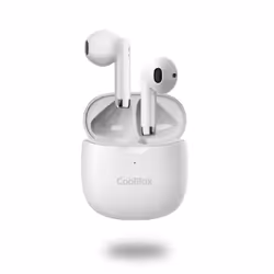CoolBox AURICULARES BLUETOOTH CON MICROFONO TWS-01 BLANCO, True Wireless Stereo (TWS), Calls/Music, 44 g, Headphones, White