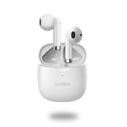 CoolBox AURICULARES BLUETOOTH CON MICROFONO TWS-01 BLANCO Headphones True Wireless Stereo (TWS) In-ear Calls/Music White