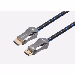 Deep Gaming DG-CAB-HDMI-21, 2 m, HDMI Type A (Standard), HDMI Type A (Standard), Audio Return Channel (ARC), Black, Grey