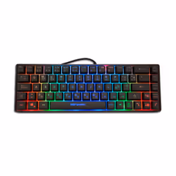 Deep Gaming mini TM065 keyboard USB QWERTY Spanish Black