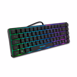 Deep Gaming mini TM065 keyboard USB QWERTY Spanish Black