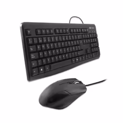 CoolBox COO-KTR-01U keyboard Mouse included Office USB QWERTY Black