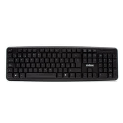 Nilox NXKBE000002 keyboard Universal USB QWERTY Spanish Black
