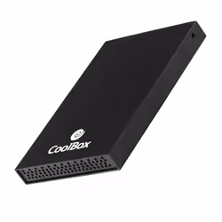 CoolBox SlimChase 2512, HDD/SSD enclosure, 2.5", Serial ATA, USB connectivity, Black