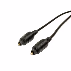 DCU Advance Tecnologic 307515, TOSLINK, Male, TOSLINK, Male, 1.5 m, Black