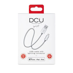 DCU Advance Tecnologic 34101205 lightning cable 1 m Silver