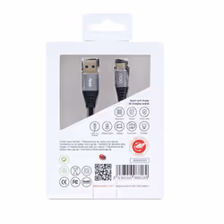 DCU Advance Tecnologic 30402020 USB cable USB 3.2 Gen 1 (3.1 Gen 1) 1.5 m USB A USB C Black, Grey