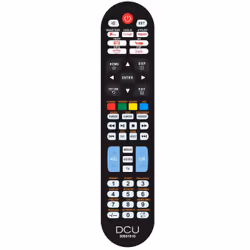 DCU Advance Tecnologic 30901010, TV, IR Wireless, Press buttons, Black