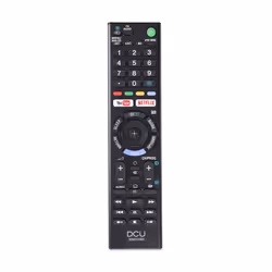 DCU Advance Tecnologic 30901060, TV, IR Wireless, Press buttons, Black