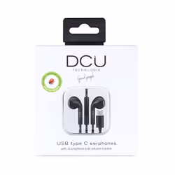 DCU Advance Tecnologic 34151011 headphones/headset Wired Ear-hook Calls/Music Black