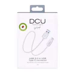 DCU Advance Tecnologic 30402065 USB cable USB 3.2 Gen 1 (3.1 Gen 1) 2 m USB C USB A White