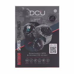 DCU Advance Tecnologic 34157081 smartwatch / sport watch 3.3 cm (1.3") AMOLED 26 mm Digital 360 x 360 pixels Touchscreen Black GPS (satellite)